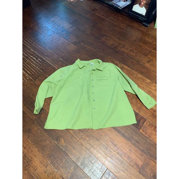 Carolina Blues By Carolina Colours Women's Olive Green Jacket - Sz 24W - Picture 1 of 11
